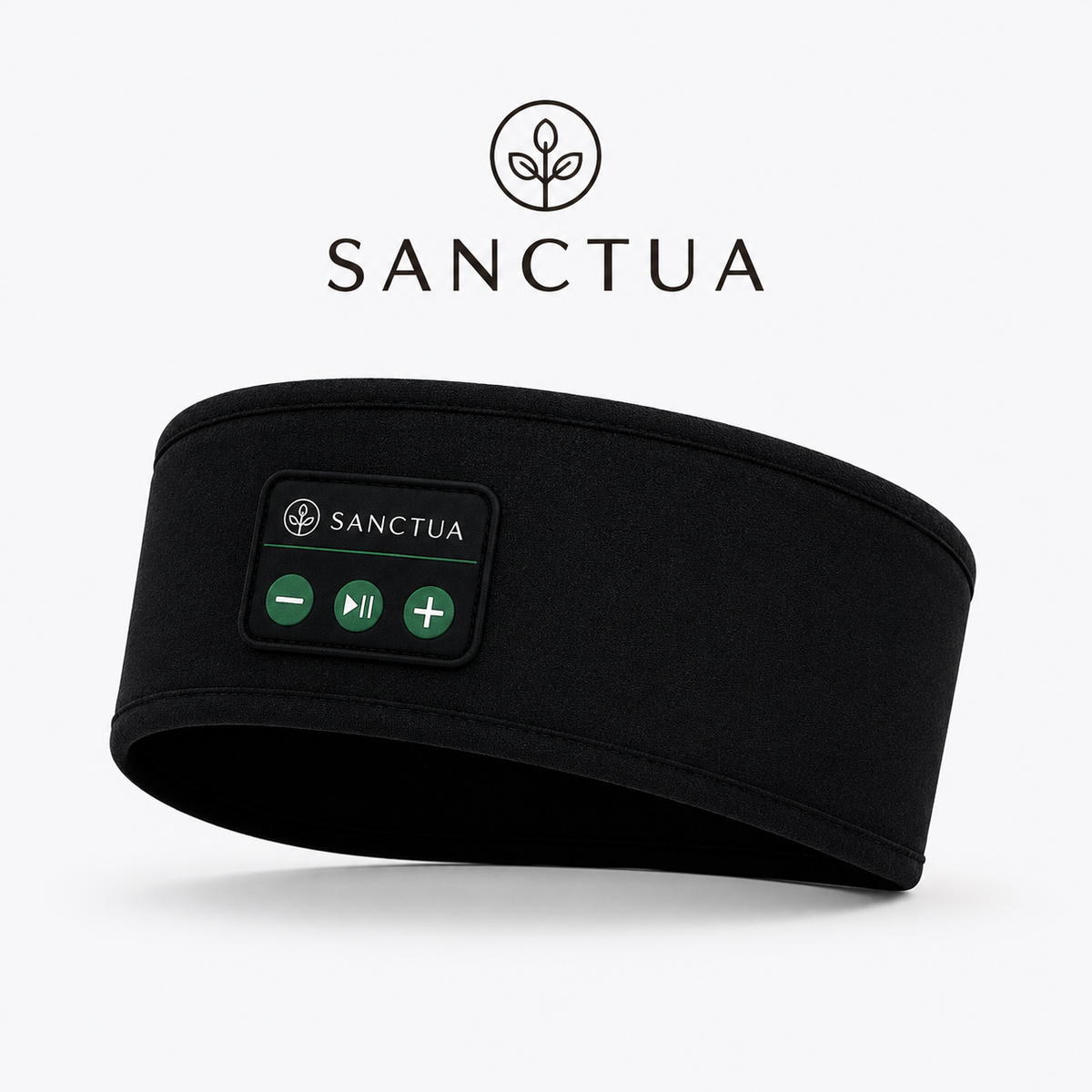 Sanctua Schlaf und Sport Kopfband Wireless, Lichtschutz, Hörschutz