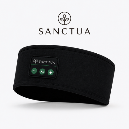 Sanctua Schlaf und Sport Kopfband Wireless, Lichtschutz, Hörschutz