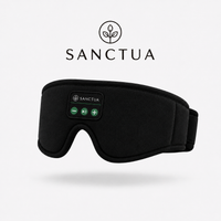 Delux Sanctua Wireless Schlaf Maske, Lichtschutz, Augenpolster