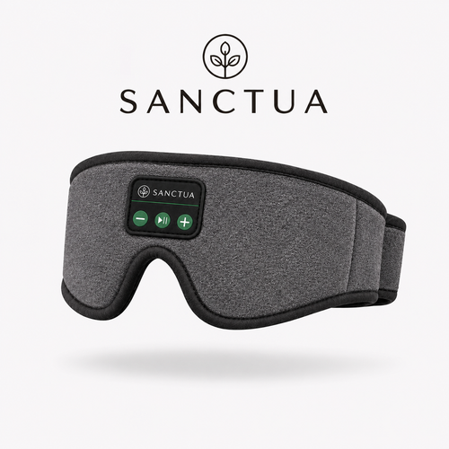 Delux Sanctua Wireless Schlaf Maske, Lichtschutz, Augenpolster