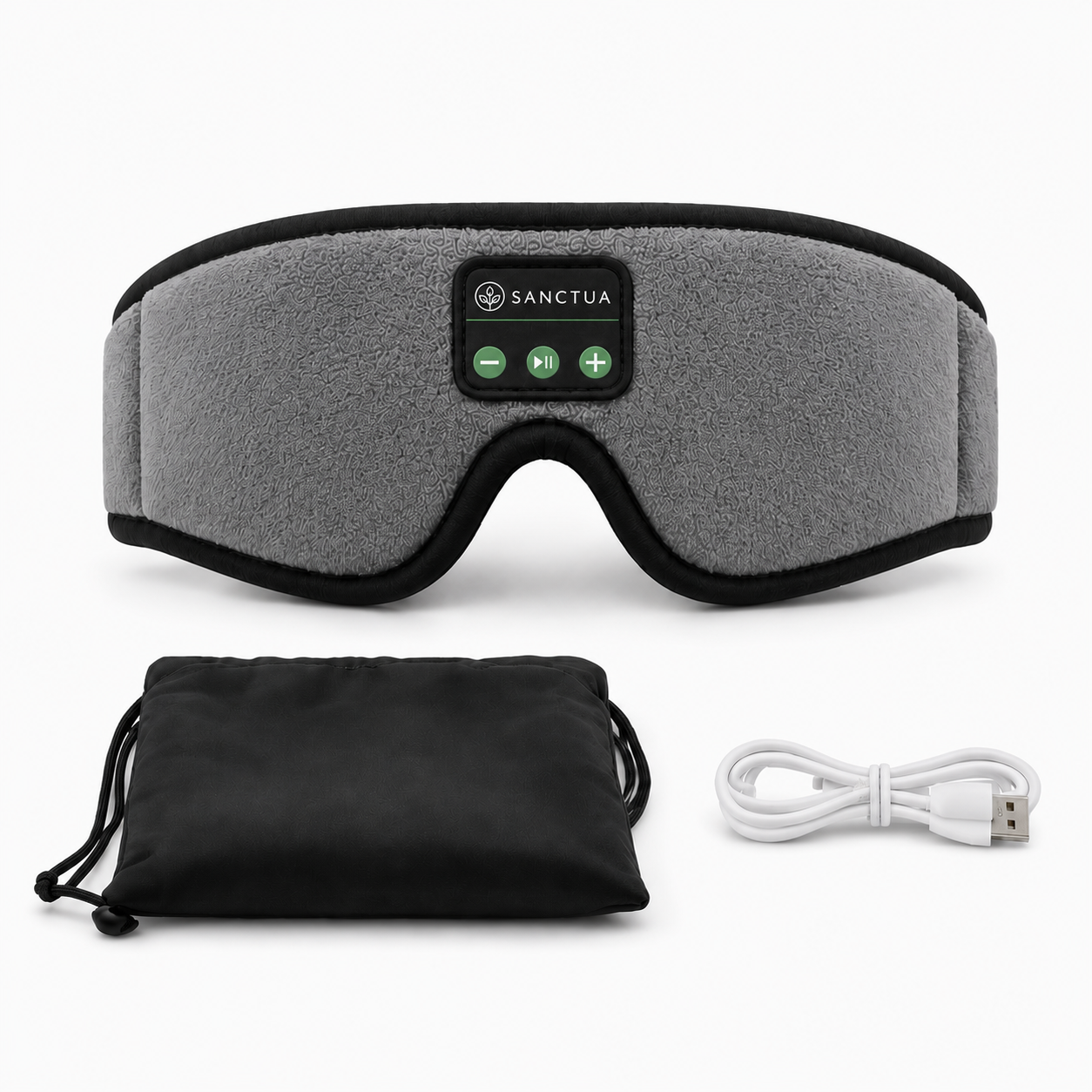 Delux Sanctua Wireless Schlaf Maske, Lichtschutz, Augenpolster