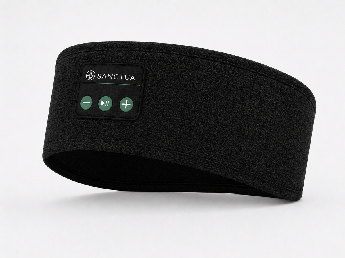 Bluetooth Schlaf und Sport Kopfband Wireless, Lichtschutz, Hörschutz